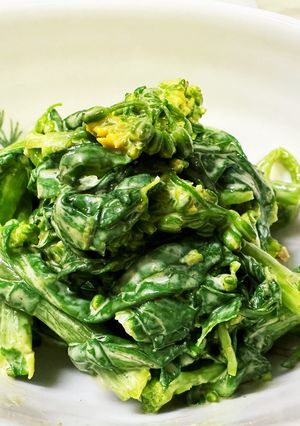 レンジde菜の花のマヨカレー-レシピのメイン写真