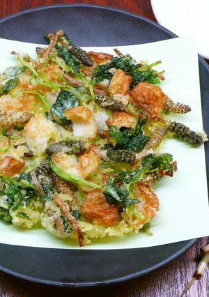 春を食べよう！つくしのかき揚げ♪-レシピのメイン写真