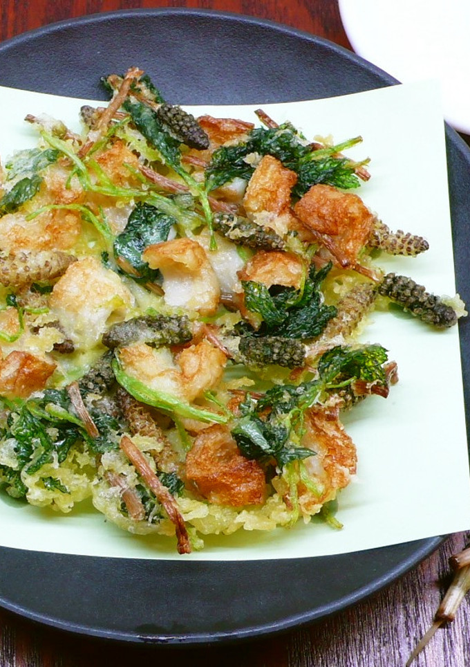 春を食べよう！つくしのかき揚げ♪-レシピのメイン写真