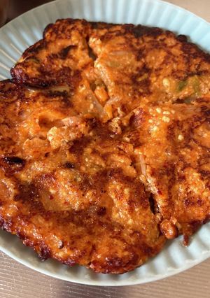 豆腐キムチチヂミ-レシピのメイン写真