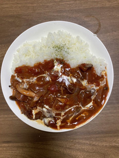 ハヤシライス(赤ワイン使用)-レシピのメイン写真