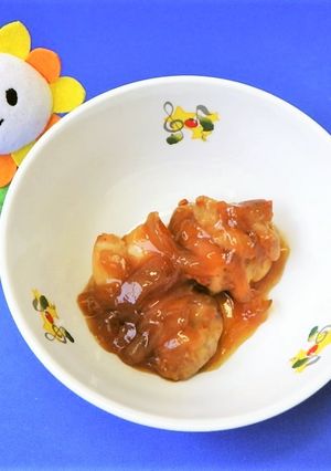 鶏肉とたまねぎの照り焼き★尾張旭市学校-レシピのメイン写真