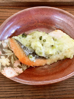 とろろで和風に♪鮭の長芋グラタン-レシピのメイン写真