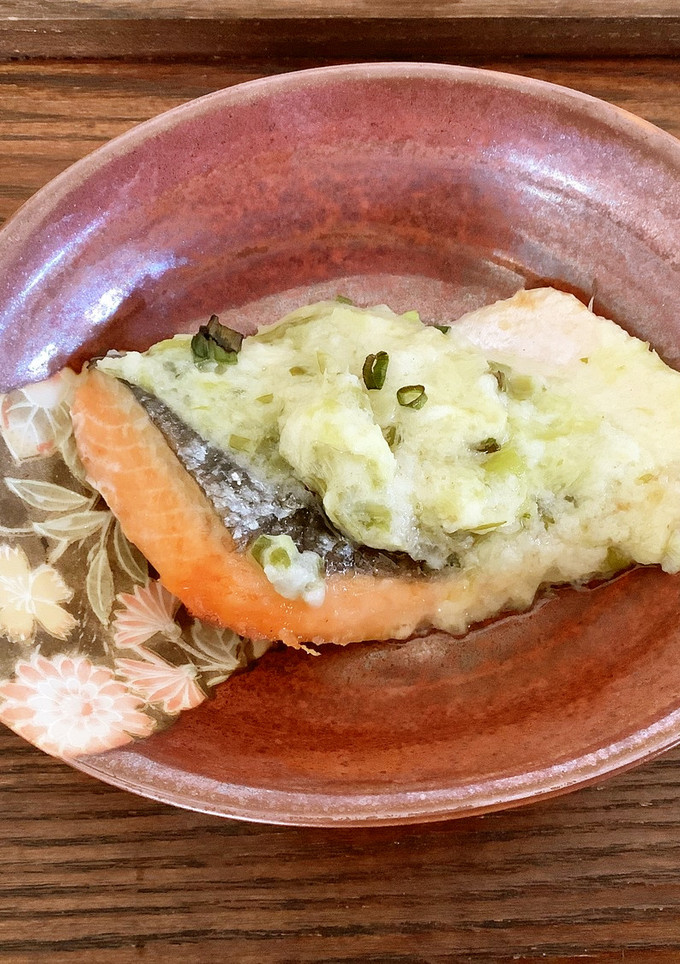 とろろで和風に♪鮭の長芋グラタン-レシピのメイン写真