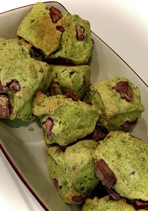 抹茶スコーン バレンタインの大量生産に!-レシピのメイン写真