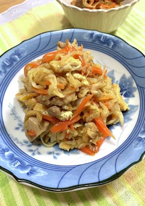 切り干し大根と鶏肉のうま煮♪-レシピのメイン写真