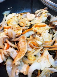 簡単鶏むね肉炒め-レシピのメイン写真