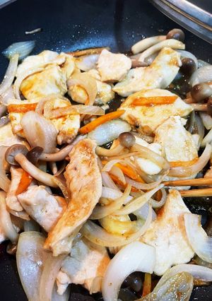 簡単鶏むね肉炒め-レシピのメイン写真
