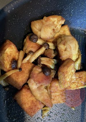 カレー風味の厚揚げプラス好きな物炒め-レシピのメイン写真