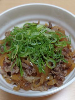 玉ねぎたっぷり牛丼-レシピのメイン写真
