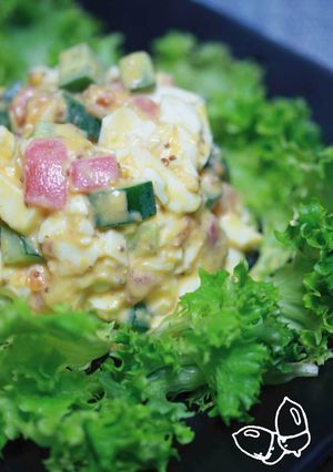 ∞ コロコロ野菜 no たまごサラダ ∞-レシピのメイン写真