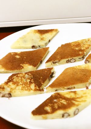 ランチ★美味♪簡単♪小豆入りおやつチヂミ-レシピのメイン写真