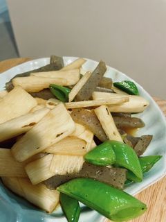 長芋とこんにゃくのバター醤油炒め-レシピのメイン写真