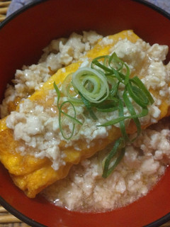 だし巻き卵の親子丼-レシピのメイン写真