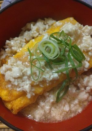 だし巻き卵の親子丼-レシピのメイン写真