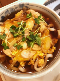 鶏ササミで親子うどん-レシピのメイン写真