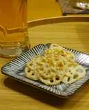 レンジで簡単★れんこんのゴママヨ和え