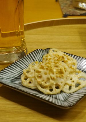 レンジで簡単★れんこんのゴママヨ和え-レシピのメイン写真