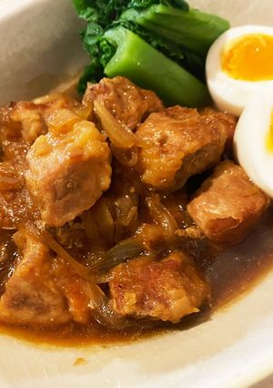 角切り豚の簡単角煮風-レシピのメイン写真