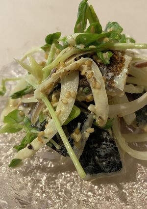 しめ鯖のまろみ酢の物-レシピのメイン写真