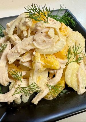 鶏とオレンジのサラダ仕立て-レシピのメイン写真