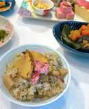 桜の葉の塩漬けで♪桜香る筍ご飯｡❀