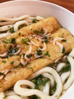 【レンチン】ひとりごはん☆きつねうどん-レシピのメイン写真