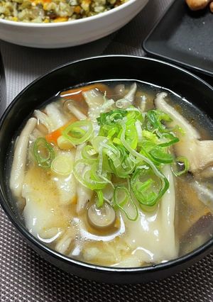 中華スープ(水餃子入)♡3/19-レシピのメイン写真