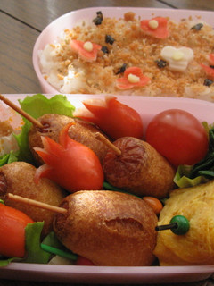 小学生のお弁当(春休み編)4-レシピのメイン写真
