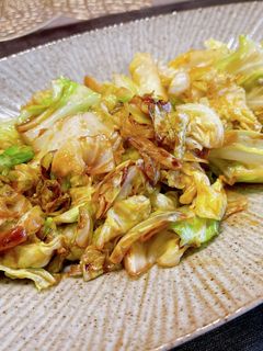 春キャベツのオイスターソース炒め-レシピのメイン写真
