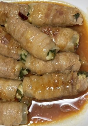 梅しそ豚巻き-レシピのメイン写真
