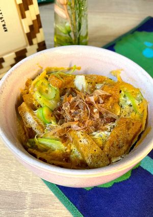 簡単オートミール甘辛きつね丼-レシピのメイン写真