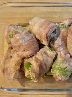 ジューシーなピーマンの肉巻き-レシピのメイン写真
