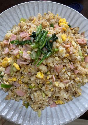 春キャベツと青菜入りチャーハン-レシピのメイン写真