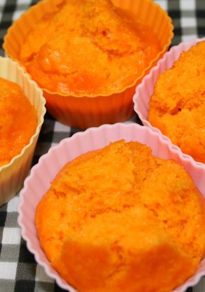 ふわふわ★野菜ジュース蒸しパン-レシピのメイン写真
