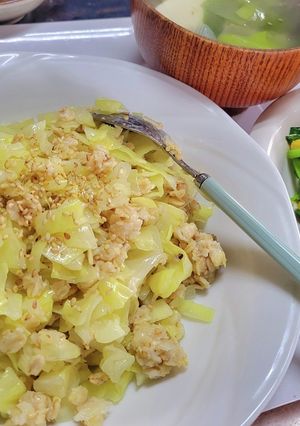 レンジで!キャベツとオートミールのごはん-レシピのメイン写真