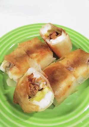 鮎の甘露煮の春巻き レモン風味 はんぺん-レシピのメイン写真
