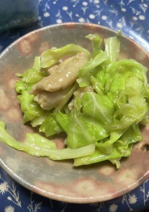 鶏モモとキャベツの味噌マヨガーリック🥬-レシピのメイン写真