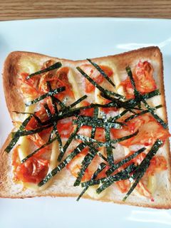 キムチマヨトースト-レシピのメイン写真