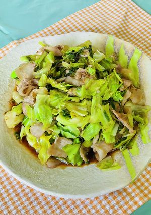 春の香り♪ふきのとうとバラ肉の野菜炒め-レシピのメイン写真