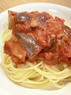 茄子のミートソースパスタ-レシピのメイン写真