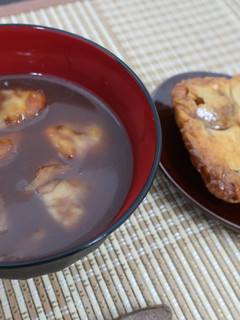 『角餅』でトロトロお餅の甘辛おしるこ-レシピのメイン写真