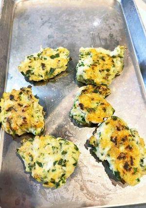 手掴みニラ饅頭（離乳食９ヶ月〜）-レシピのメイン写真