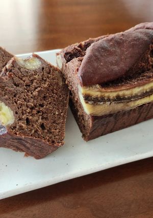 砂糖不使用米粉ココアバナナパウンドケーキ-レシピのメイン写真