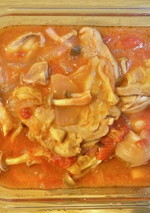炊飯器にお任せ！チキンのトマト煮-レシピのメイン写真