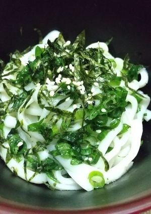 薬味だけごま油混ぜうどん-レシピのメイン写真