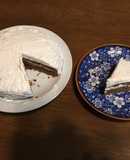 ホイップクリームナッペココアチョコケーキ