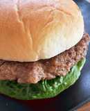 ふたりランチ☆和風ビックチーズバーガー