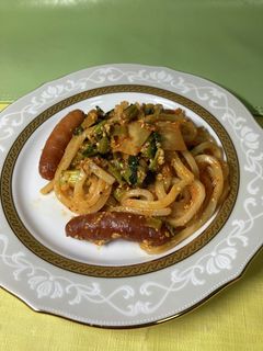 キムチ焼きうどん-レシピのメイン写真