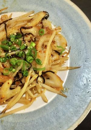 もやし＋ちくわ×具入りラー油＋塩昆布-レシピのメイン写真